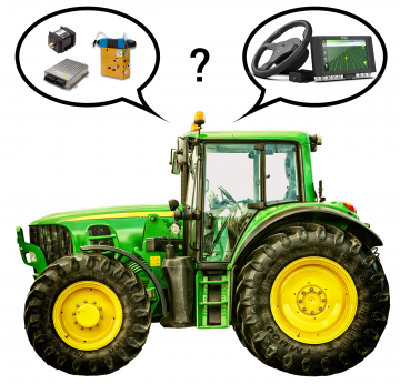 Электрический или гидравлический автопилот на трактор. Что выбрать?